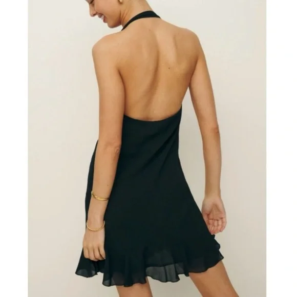 Reformation Ellasandra Black Halter Dress - threedaughtersproperties.com Reformation Ellasandra Black Halter Dress - threedaughtersproperties.com